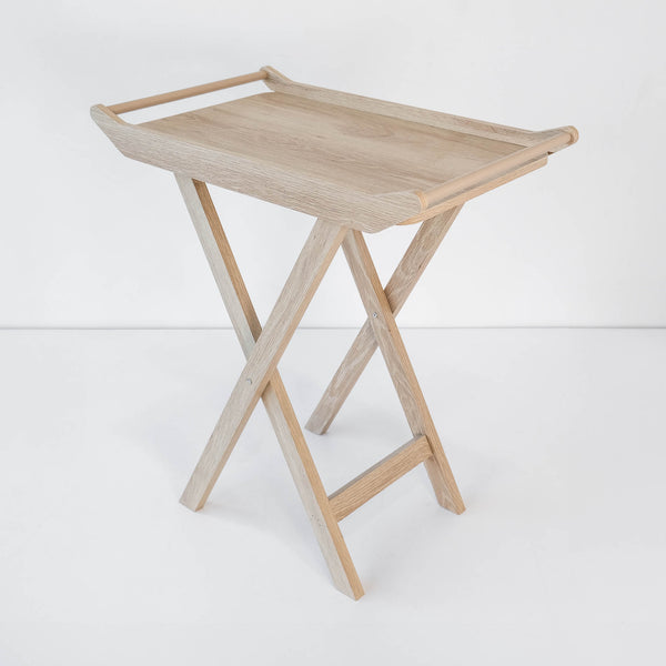 Anders Folding Multi-Use Tray Table, Natural Finish